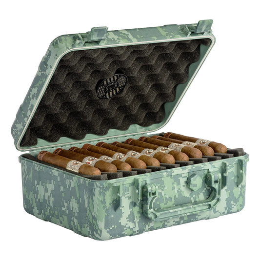 Cigar Caddy Camo Travel Humidor